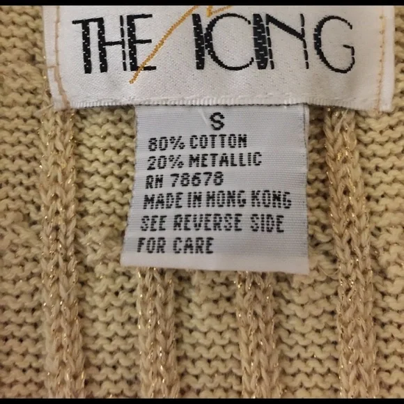 Long Gold Sweater - Picture 4 of 4